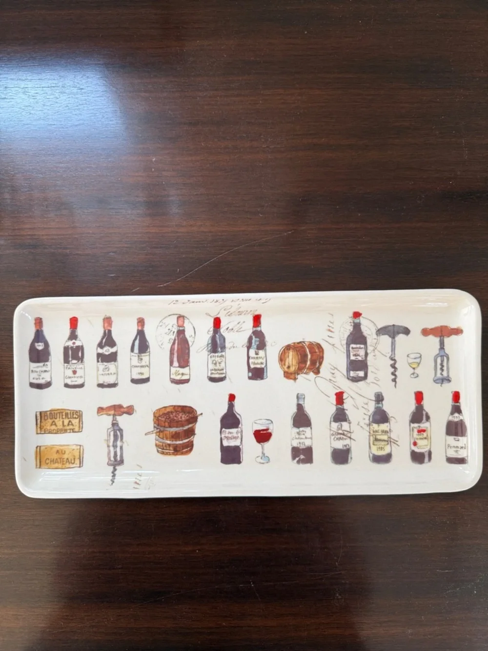 WILLIAMS-SONOMA Wine Tray Made in Portugal 🇵🇹 + WS